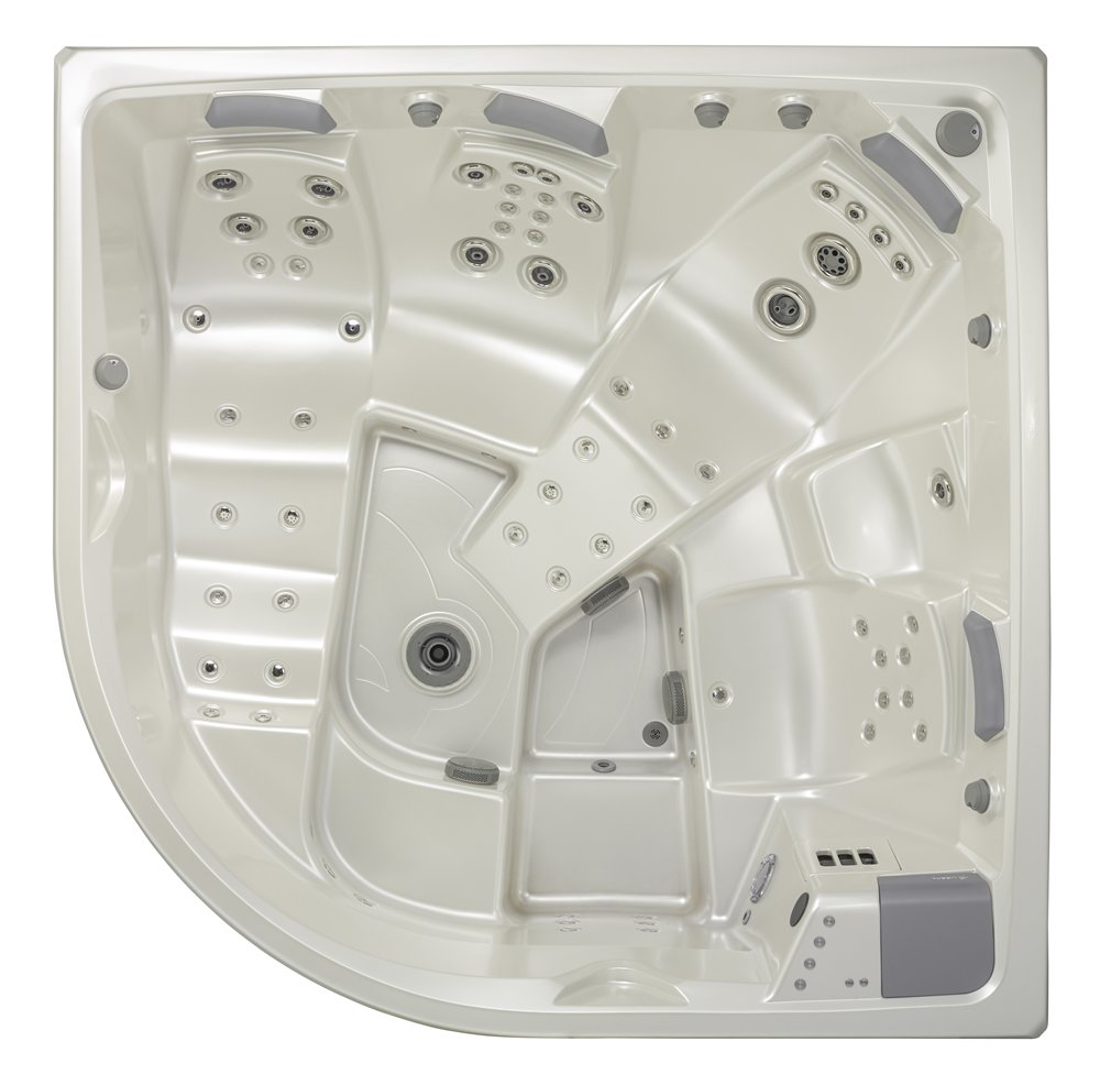 USSPA modelo TAURUS, acabado White Pearl Foto general del interior del Jacuzzi Spa modelo TAURUS del fabricante europeo USSPA